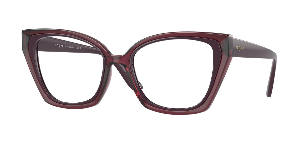 Vogue VO5503L 2747 Vermelho Tam 55 - Óculos de Grau