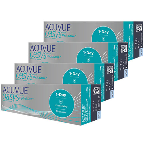 COMBO Acuvue Oasys 1-Day com Hydraluxe Lente de Contato