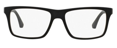 Óculos de Grau Emporio Armani EA3034 5229 Preto Fosco Lentes Tam 55