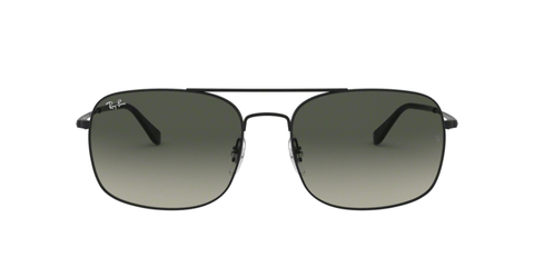 Ray-Ban RB3611 006/71 Preto Fosco Lente Cinza Degradê Tam 60